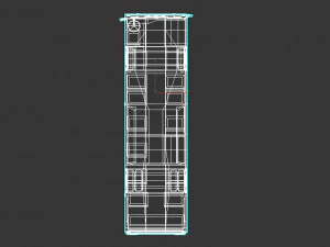 low-poly cartoon city bus 3D Model
