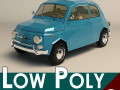 low poly city car 05 3D Модель