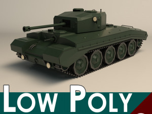 low poly tank 01 3D 模型