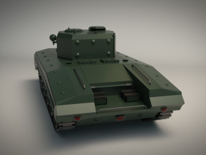 low poly tank 01 3D 模型