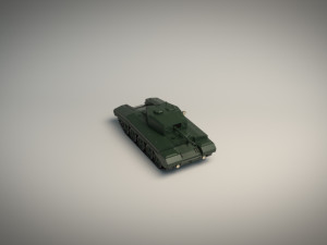 low poly tank 01 3D 模型