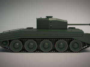 low poly tank 01 3D 模型