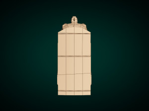 low poly auto rickshaw Modelo 3D