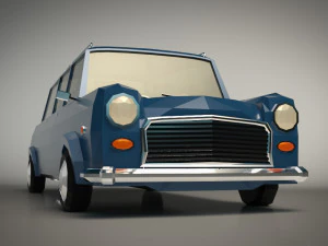 низкополигональная универсал 02 3D Модель