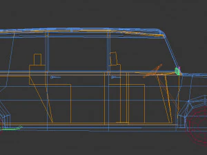 низкополигональная универсал 02 3D Модель