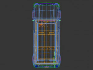 низкополигональная универсал 02 3D Модель