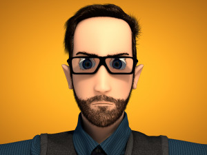 male cartoon character andrew 3D 모델