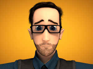 male cartoon character andrew 3D 모델