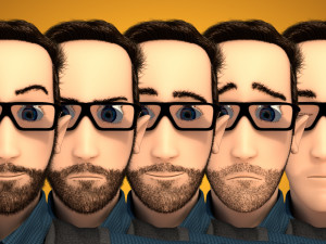 male cartoon character andrew 3D 모델