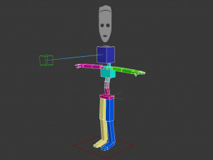male cartoon character andrew 3D 모델