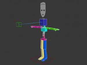 male cartoon character andrew 3D Model