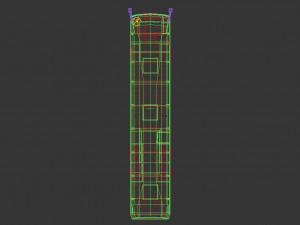 low poly coach bus 01 3D Model