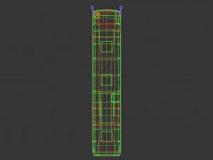 low poly coach bus 01 3D Model
