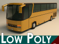 low poly coach bus 02 3D Model
