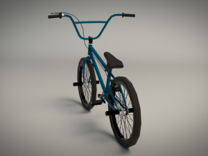 low poly bmx bike 3D Model