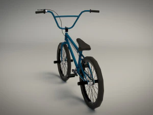 low poly bmx bike 3D Model