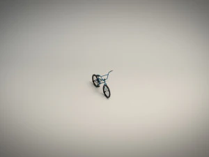 low poly bmx bike 3D Model