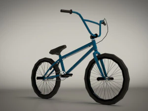 low poly bmx bike 3D Model