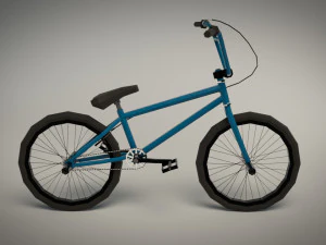 low poly bmx bike 3D Model