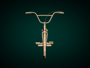 low poly bmx bike 3D Model