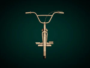 low poly bmx bike 3D Model
