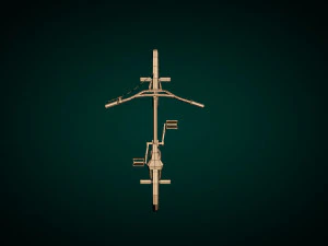 low poly bmx bike 3D Model