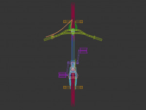 low poly bmx bike 3D Model