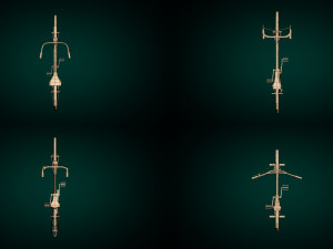 low poly bike pack Model 3D