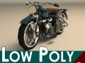 low poly motorcycle 03 Modelo 3D