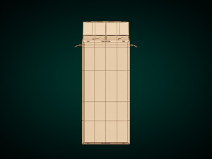 low poly transporter van 03 3D Model