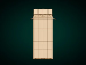 low poly transporter van 03 3D Model