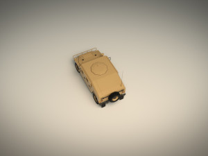 low poly humvee 01 3Dモデル