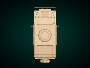 low poly humvee 01 3Dモデル
