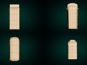 Pakiet van&oacute;w transportowych o niskiej zawartości poli Model 3D