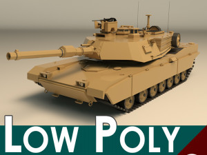 low poly tank 02 3D 模型