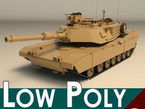 tanque baixo poli 02 Modelo 3D