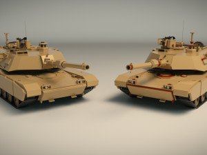 low poly tank 02 Model 3D