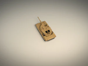 low poly tank 02 3D Model