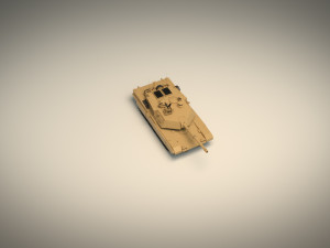 low poly tank 02 Model 3D