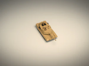 low poly tank 02 3D Model