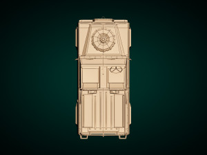 low poly military jeep 03 3D 모델