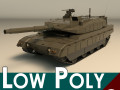 low poly tank 03 Modelo 3D
