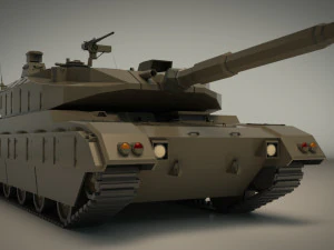 serbatoio in poli basso 03 Modello 3D