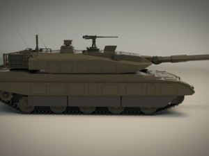 low poly tank 03 3D Модель