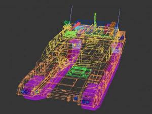 serbatoio in poli basso 03 Modello 3D