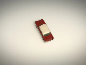 berlina low poly 05 Modello 3D