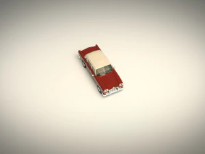 berlina low poly 05 Modello 3D
