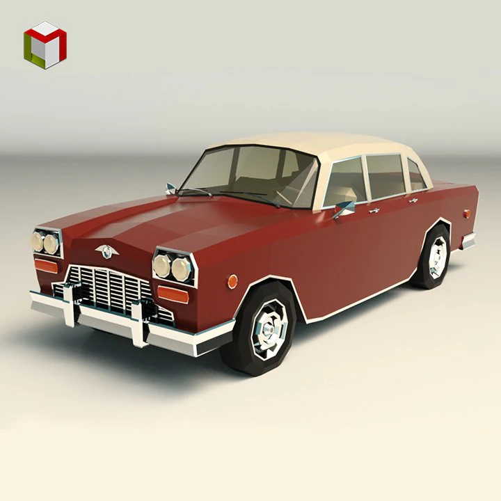 berlina low poly 05 Modello 3D .c4d .max .obj .3ds .fbx .stl .blend
