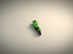 low poly motorcycle 04 Modèle 3D