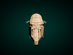 low poly motorcycle 04 Modèle 3D